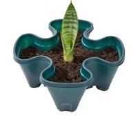 Portable Stackable Planter, Lightweight Vertical Planter, Vegetable Pot with Drainage, Indoor Outdoor Garden Container, Stackable Flower Planting for Patio Balcony Yard Gardening Home Lawn