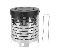 Portable Stainless Steel Camping Heater, Safe Cool-Touch Handle Mini Heater, Compact And Fuel-Free for All-Year Outdoor Adventures