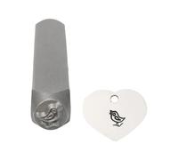 Portable Steel Punches with Protective Case Studios Use Jewelry Crafting Resistant to Corrosions User Friendly Metal Stamping Tool