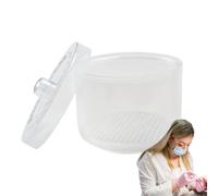 Portable Sterilizer Tray - Nail Tool Cleaning Box, Doppio filtro durevole Design, Compact Travel Organizer, affidabile Sterilizing Container | Manicure Station Accessories Drill Bits Tweezer Health
