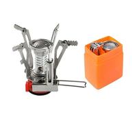 Portable stove, 1 fornello da campeggio portatile ultraleggero, fornello con valvola regolabile for zaino in spalla, escursionismo, alpinismo, campeggio,Outdoor camping(4)