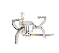 Portable stove, Stufa tascabile portatile leggera in acciaio inossidabile, antivento, a cartuccia, for aree fredde ad alta quota,Outdoor camping