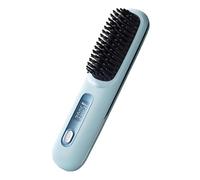 Portable Straightener Brush - Cordless Straightener Comb With LED Display | 3 Temperature Settings Hot Comb Hair Styling Brush for Black Women Hair, Portable Cordless Straightener