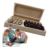 Portable Strategy Chess - Adult Asymmetric Board, Two Player War Game, Learning And Logic Toy | Mind Exercise Travel Gift For Game Night, Family Play, Party Entertainment And Skill