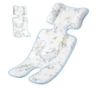 Portable Stroller Liner, Compact Cushion Mat, 27,56 x 12,99 Inches Breathable Pad with Comfortable Build, Fabric Insert with Modern Style, Travel Accessory for Summer Walks and Park Use