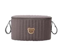 Portable Stroller Organizer - Universal Large Capacity - Zipper Storage Bag | Travel Crib Diaper Bag Travel Table Bed Feeding Bottles Coppe Wipes Diapers Changing Pads