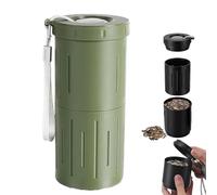 Portable Sunflower Seed Spit Cup with Shell Storage, 2-In-1 Seed Holder & Spit Disposal Container, 3D Printed Portable Pistachios Snack Nut Bowl Cup, for Outdoor,Travel,In-Car, Ball Games (Green)