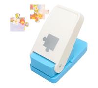 Portable Tab Punch, Jigsaw Cutter Maker Tool, Paper Craft Hole Puncher Pro, Scrapbook Binder Planner Cards Organizer, Tag Making Stationery Tool Set, Scrapbooking Cardmaking Journal 5x2.68 Inches