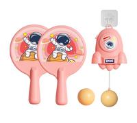 Portable Table Tennis Exerciser - Hanging Practice Set, Elastic Return Trainer Device, Solo Reflex Development Tool, Lightweight Skill Building Equipment | Adjustable Training System For Children, Beg