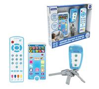 Lexibook, Scatola educativa e musicale con telefono, telecomando e portachiavi, gioco di imitazione per bambini, per esplorare animali, strumenti musicali e oggetti di uso quotidiano, PS125