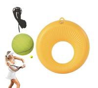 Portable Tennis Trainer Set, Self Return Practice Tool, Solo Training Equipment with Elastic String Base for Swing Practice, Skill Improvement Gear, for Kids Adults Backyard Garden Indoor Outdoor Play