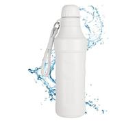 Portable Thermal Bottle - 500 ml Vacuum Drinkware with Strap, Small Mouth Stainless Steel Hot Water Bottle for Milk Coffee Tea, Ideal for Sports Gym Office Indoor Use, Convenient for Daily Hydration