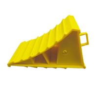 Portable Tire Chock - Anti Slip Tire Stopper Block, Sturdy Support for Car Trailer Truck Parking, Wheel Stabilizer with Non-Slip Base, Vehicle Safety Accessory for Driveways, Garages