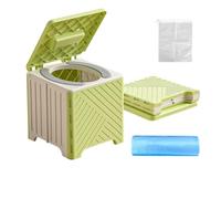 Portable Toilet For Kids,Foldable Potty Training Container | 154lbs Weight Capacity Adult Portable Toilet Wth PVC Pad - For Women Men Elderly RV Travel Hospital Car Road Trip Hiking Outdoor Events Boy