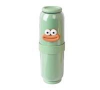 Portable Toothpaste Container, Funny Mouthwash Cup, Space-saving Toothbrush Container, Toothbrush Container for Travel, Perfect for Keeping Your Travel Essentials Organized and Accessible During Trips