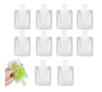 Portable Travel Fluid Makeup Packing Bag, Toiletries Liquid Containers,Refillable Travel Accessories for Shampoo Conditioner Lotion Soap Liquids (30+100ml,10PCS)