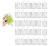 Portable Travel Fluid Makeup Packing Bag, Toiletries Liquid Containers,Refillable Travel Accessories for Shampoo Conditioner Lotion Soap Liquids (50+100ml,30PCS)