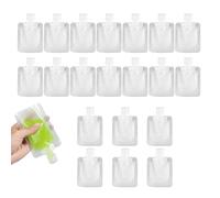 Portable Travel Fluid Makeup Packing Bag, Toiletries Liquid Containers,Refillable Travel Accessories for Shampoo Conditioner Lotion Soap Liquids (30+50ml,20PCS)