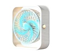 Portable Turbine Desktop Air Circulator With LED Light Quiet Cooling Fan Re