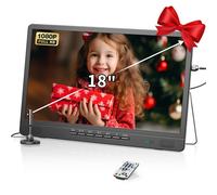 portable tv mini TV LCD da 18 pollici con sintonizzatore DVB/T2 TV da 12 V HD