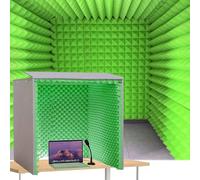 Portable Vocal Booth for Recording, Portable Sound Recording Shield Box, Sound Isolation Booth Room, Desktop Soundproof Cover, for Recording Studio, Podcasts, Singing, And Broadcasting