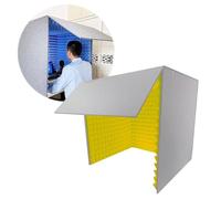 Portable Vocal Recording Booth, Desktop Soundproof Cover, Microphone Isolation Booth Cube, Decreasing Noise, Studio Equipment, Easy To Assemble, Microphone Shield Independent Working Space