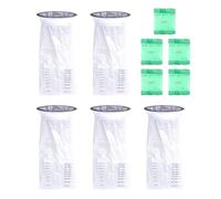 Portable Vomit Bag, Sick Bags, Nausea Bags, Disposablle Barf Bag, Travel Round Mouth Sickness Bag, Convenient Travel Solution Safe and Harmless Nausea Bags for Motion Sickness, Morning Sickness