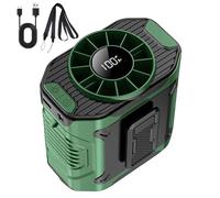 Portable Waist Fan, Personal Belt Blower, Rechargeable Cooling Device, 100 Speed Airflow Control 5000mAh Battery Power, Compact Ideal for Traveling, Outdoor Work, Hiking, Summer