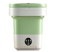 Portable Washer Machine | Foldable Smart Laundry Machine - Folding Laundry Machine with Drain Basket 3 Modes for Underwear, Socks, Toddler Clothes