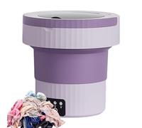Portable Washer Machine, Folding Laundry Machine, Compact Washing Machine, Dormitory Washing Machine, Washing Machine for Delicates, Folding Underwear Washer, Laundry Washer for Student,