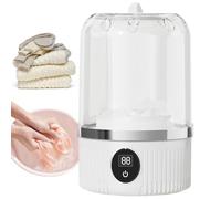 Portable Washing Machine, Baby Sock Washer, 8.07in Cordless Mini Electric Washer 1L Cup Capacity, Lightweight Automatic Laundry Device for Kids Clothes, Travel, Dorm, Hotel Use