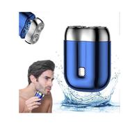 Portable Waterproof Electric Shaver for Men and Women, USB Rechargeable Dual Head Mini Shaver with Compact Design for Travel