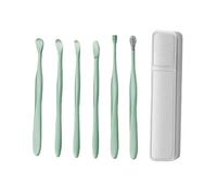 Portable Wax Remover, Ear Wax Scoop, Convenient Ear Wax Remover, Portable Ear Cleaning Kit with 6x Wax Remover Scoops and Storage Box for Home and Travel Ear Cleaning (1 Set)