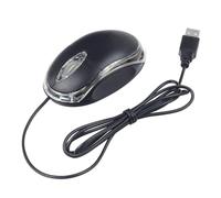 Portable Wired Mouse - Mini Optical USB Pointer, Ergonomic Computer Control