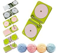 Portable Yarn Holder for Crochet & Knitting,Crochet Yarn Holder,Multifunctional Foldable Rotating Storage Winder for Women Mom Grandma Crocheter,Home Living Room Plane Travel Car Cafe，SET C