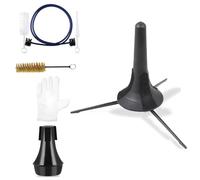 Portables - Set di 7 strumenti per la cura della tromba, include supporto per riporre campane e scovolini per la bocca, pulitore e spazzole silenziose per tromba e tubi