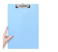 Portablocchi Appunti in plastica A4 con texture smerigliata, scheda portaoggetti in carta, lavagna for ufficio for studenti per ufficio, cucina e officina(Blue)