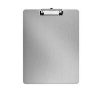 Portablocchi Cartella for appunti in metallo da 3 pezzi for in acciaio inossidabile A4 for riporre fatture for scrittura File Board Stecca for menu