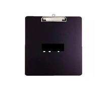 Portablocchi Portablocco in plastica da 4 pezzi con clip in metallo a basso profilo, portablocco standard in formato lettera A4 for forniture for ufficio for bambini e insegnanti(Black)