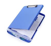 Portablocco A4 con contenitore, scatola portaoggetti portatile per ufficio