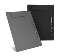 Portablocco A4 in Pelle con Portapenne, 2 Pezzi Lavagnetta Magnetica Portablocchi Cartella Clipboard Menù, Blocco per Appunti Liscio per Ufficio Conferenze, Infermiere, Aula Scolastica