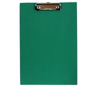 Portablocco A4 pellicola in PVC effetto lino, verde