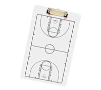 Portablocco cancellabile a secco, 35 x 22 cm, lavagna bianca in PVC, libro da gioco double face, per allenamento sportivo, agenda tattica portatile per basket, calcio, hockey, allenamento di