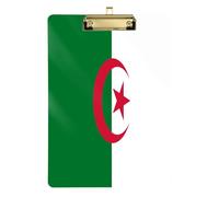 Portablocco con bandiera della Repubblica Democratica Popolare dell'Algeria con gancio per appendere lavagna rigida per appunti personalizzati per insegnanti Dimensioni 9 x 12