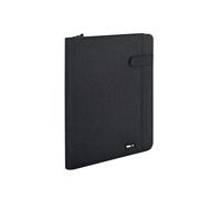 Portablocco Flap - tessuto - nero - A4 - City Time
