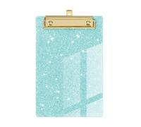 Portablocco Glitter Mini Portablocco Acrilico Portatile per Ricevute | Portablocco Da Appunti Per Infermieri Insegnanti Studenti Artisti Professionisti Ufficio Scuola Ospedali Laboratori