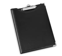 Portablocco in similpelle con tasca - nero - 24 x 31cm - Lebez