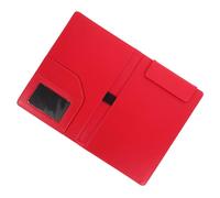 Portablocco Magnetico A5 in PU Rosso per Appunti e Documenti