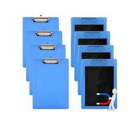 Portablocco magnetico con clip e supporto a basso profilo formato lettera 9x12,5 pollici