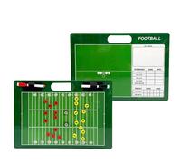 Portablocco per Allenatori di Football Americano, Lavagnetta Strategie, con Penna a Base D'acqua e Pezzi Degli Scacchi Magnetici, per Allenamento e Insegnamento